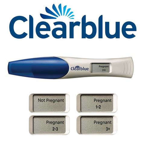 blue seal pregnancy test|clear blue pregnancy test with weeks indicator.